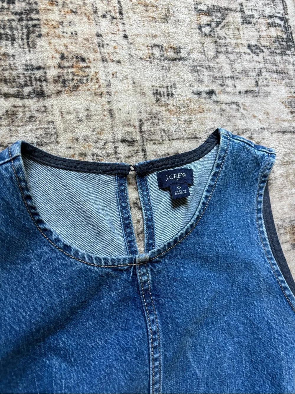 J. Crew Blue Denim Mini Dress